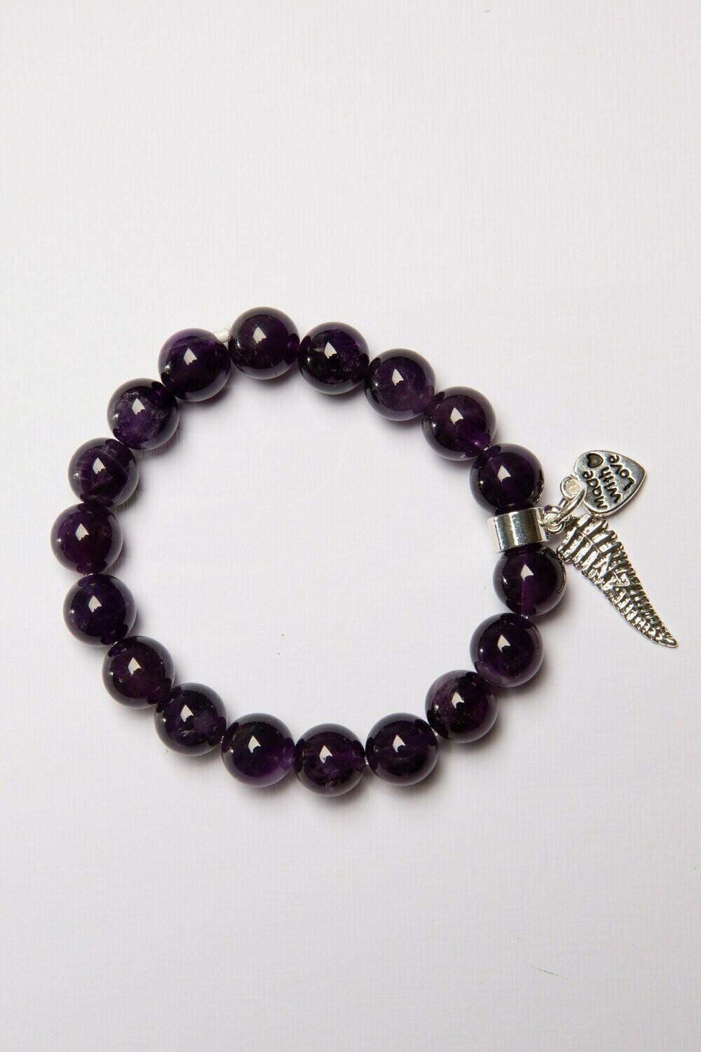 Aroha Made with Love Amethyst Fern bracelet  AFB1