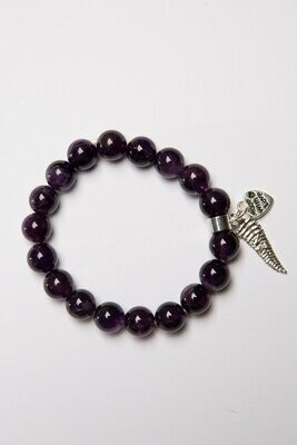 Aroha Made with Love Amethyst Fern bracelet  AFB1