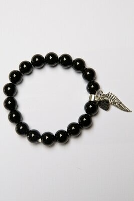 Aroha Made with Love Onyx Fern bracelet OFB1