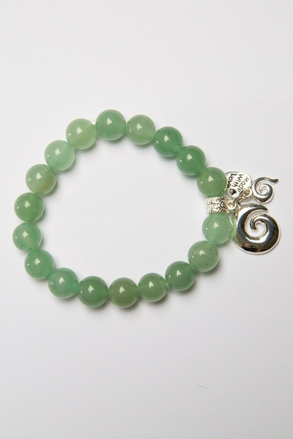 Aroha Made with Love New Jade Koru bracelet  NJKOB1