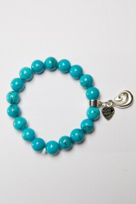 Aroha Made with Love Turquoise Hook bracelet TQHOB1