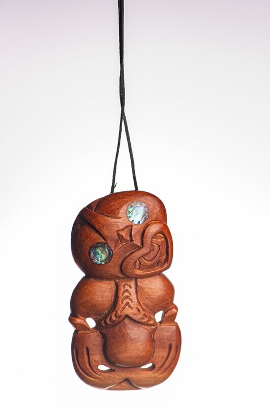 Moko Pounamu Wood Carving Tiki SALE Moko Pounamu Wood Carving Tiki SALE