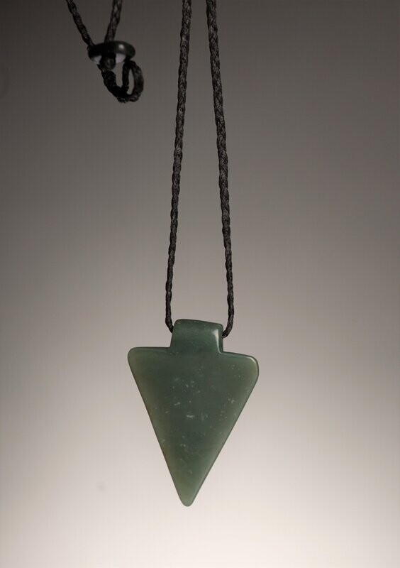 Moko Pounamu Contemporary  NZ Genuine Inanga Greenstone - Orongomai - SALE