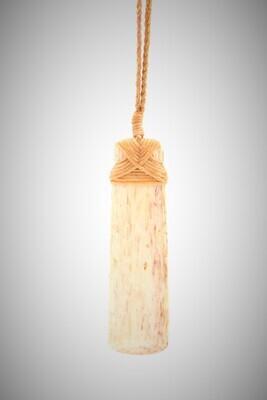 Moko Pounamu,  Whale Bone Carving Toki