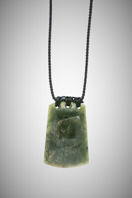 Moko Pounamu Kuru Drop NZ Genuine Kawakawa Greenstone - Spring Creek