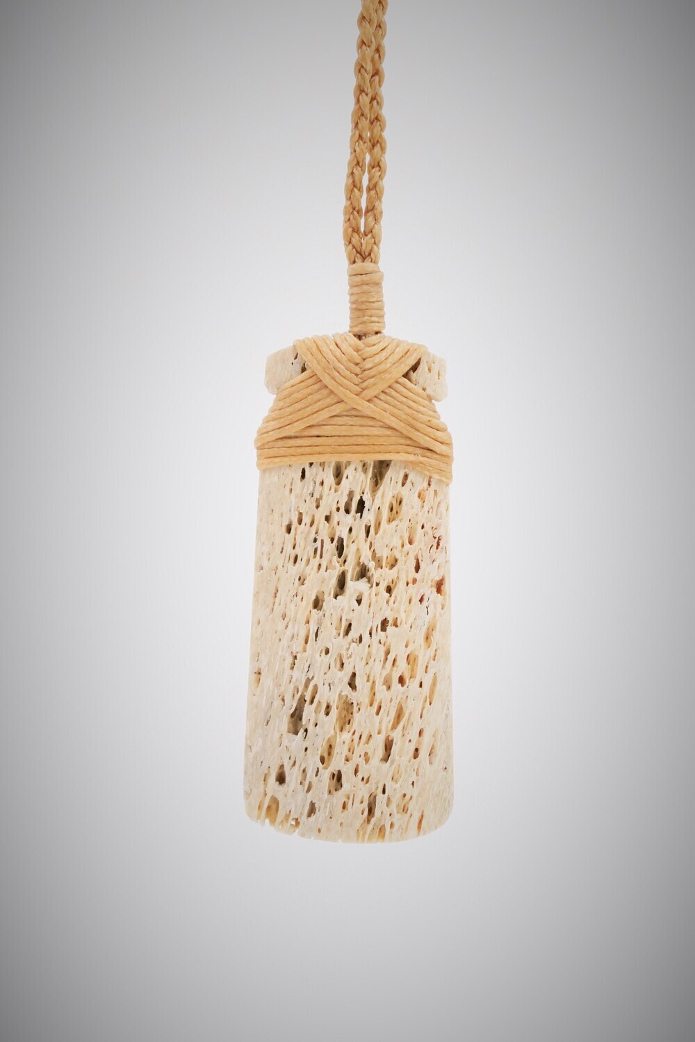 Moko Pounamu Whale Bone Carving Toki