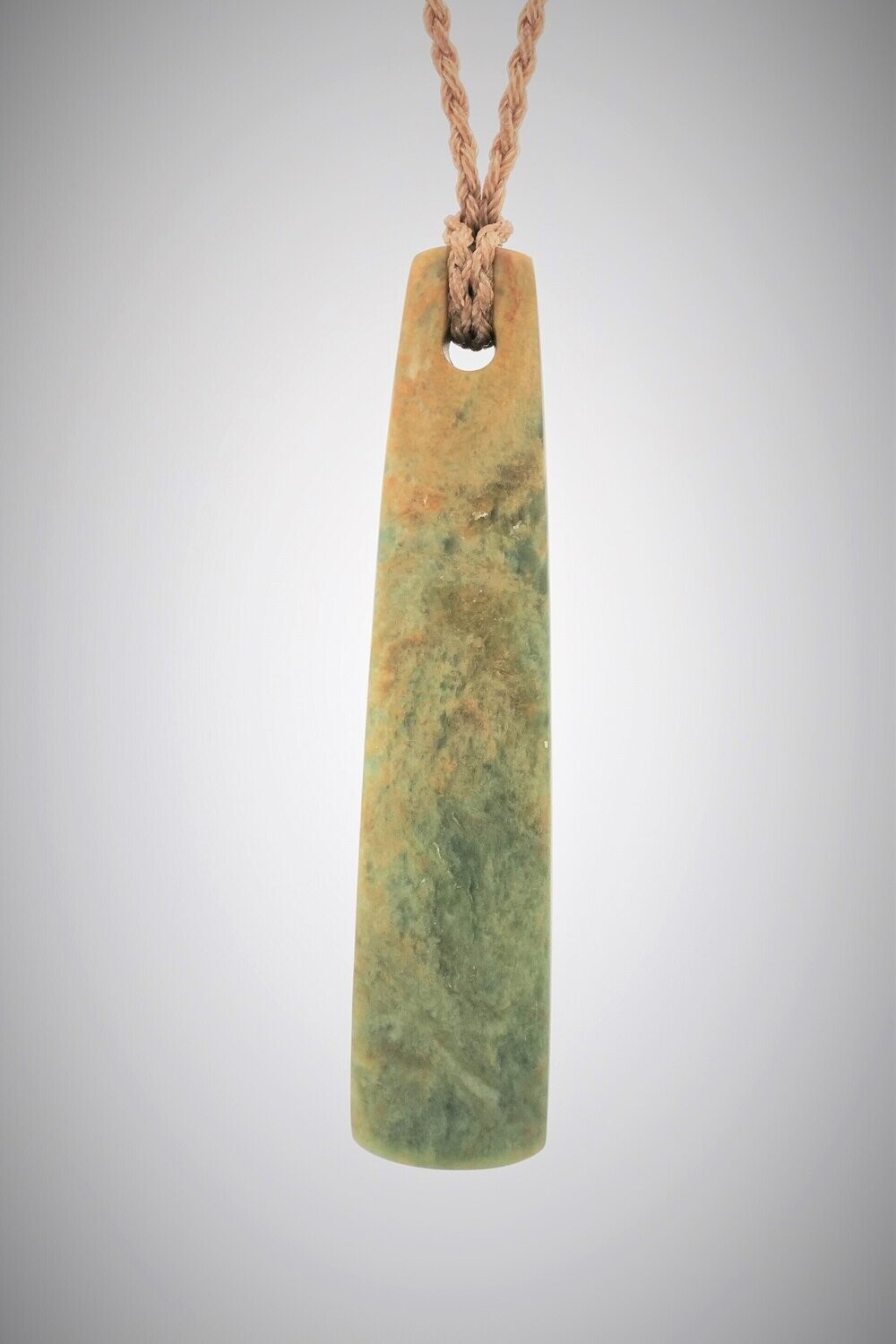Moko Pounamu Toki NZ Genuine Marsden Flower Greenstone - Waikaka - SALE