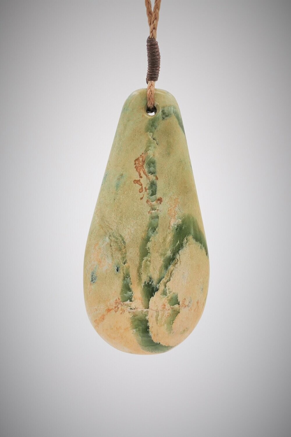 Moko Pounamu Roimata Teardrop NZ Genuine Kahotea Greenstone - Te-Pohue - SALE