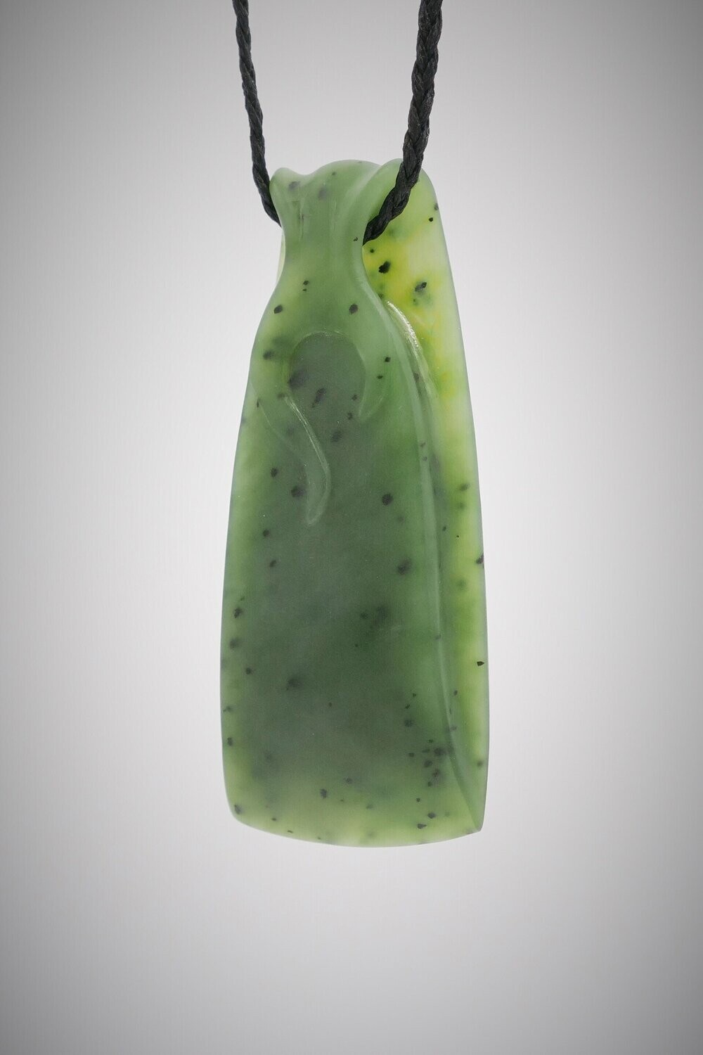Moko Pounamu Toki NZ Genuine Kawakawa Greenstone  - Marahau - SALE