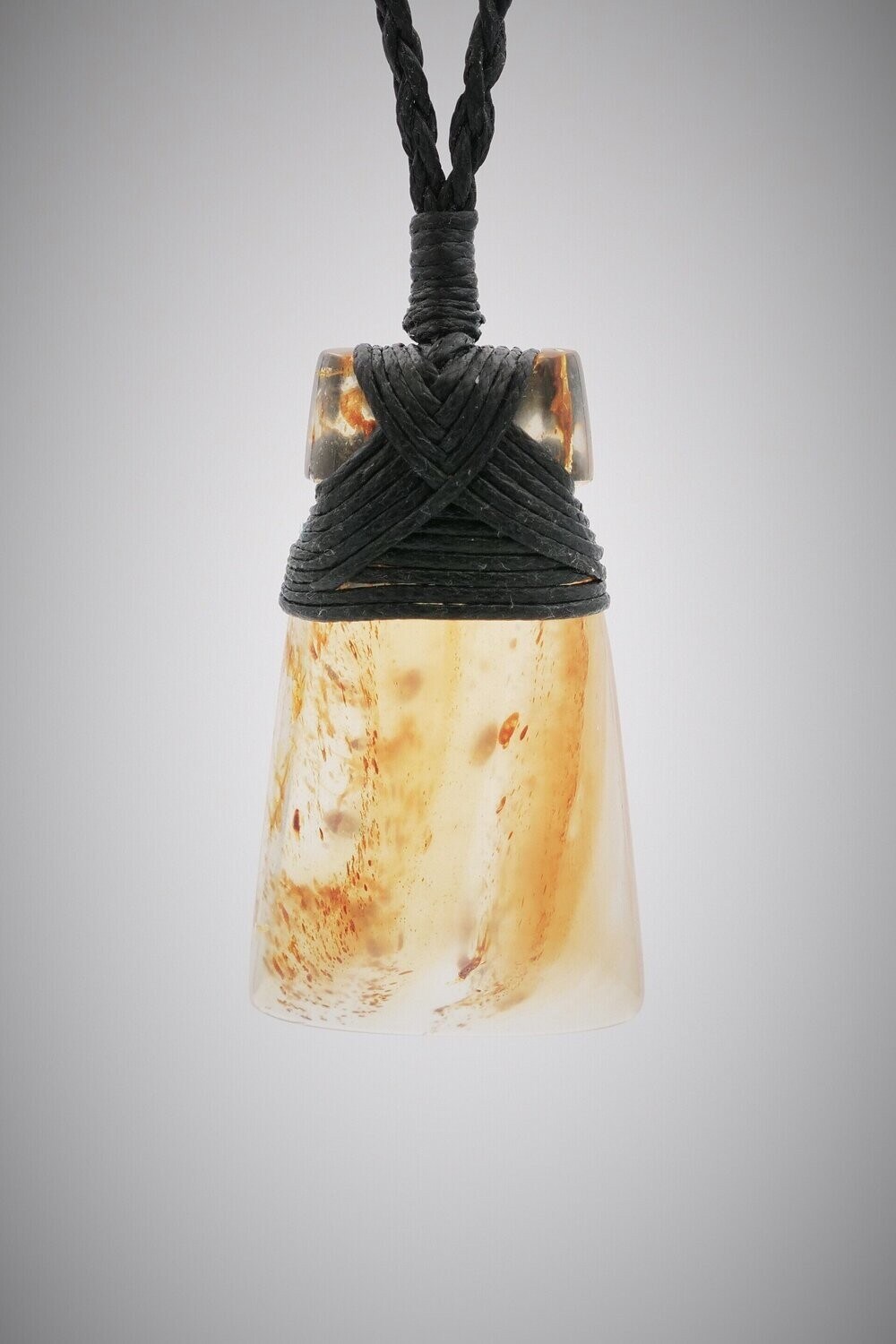 Moko Pounamu, Toki NZ Genuine Kauri Copal Motunui