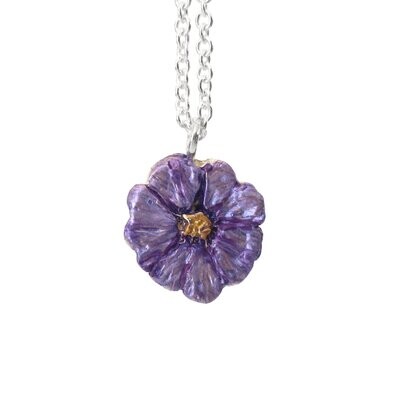 Lilygriffin Poroporo Flower Necklace