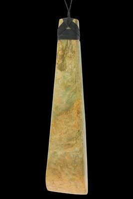 Moko Pounamu Toki NZ Genuine Marsden Flower Greenstone - Rangiwahia