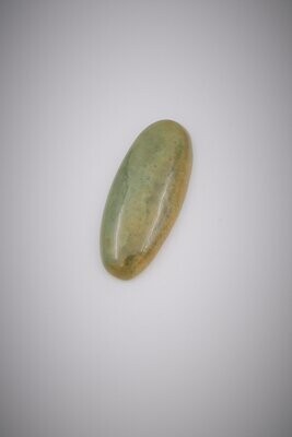 Moko Pounamu Marsden Flower Pounamu Long oval Cabochon #16