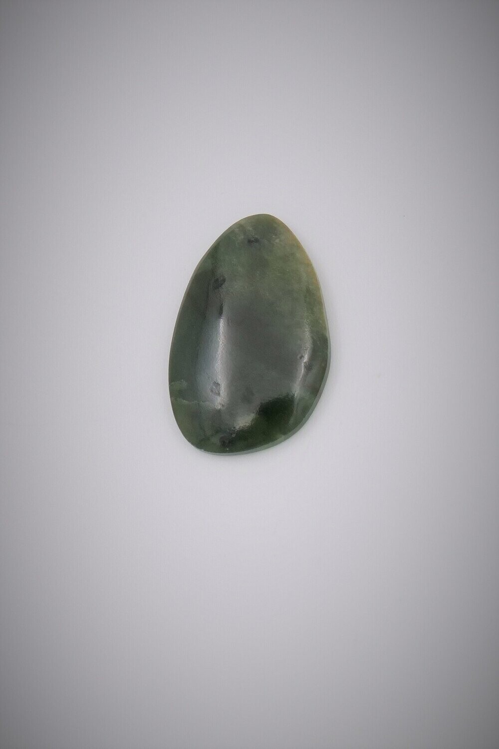 Moko Pounamu Kawakawa Flower Pounamu Free Form Cabochon #18