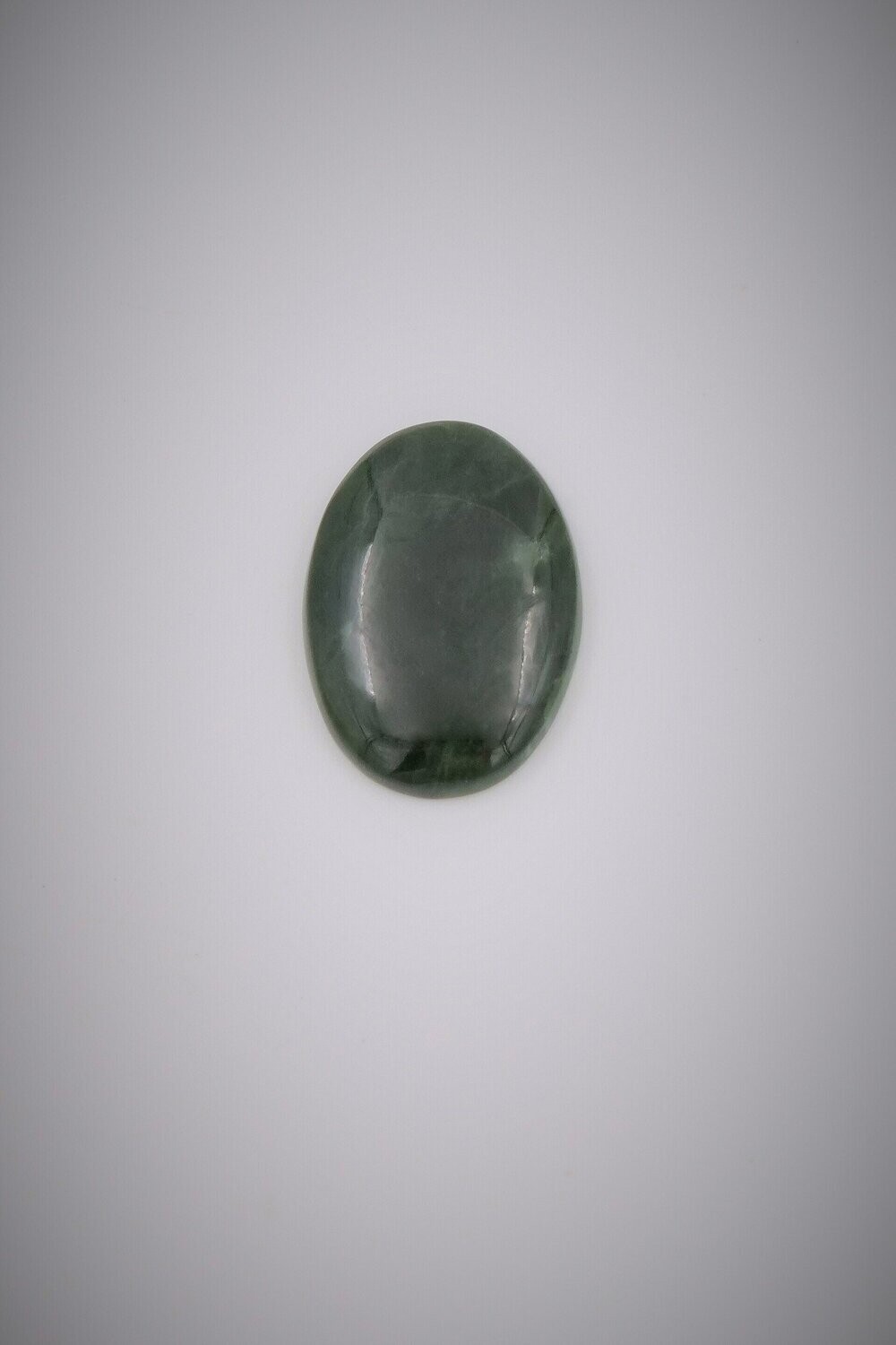 Moko Pounamu Kawakawa Greenstone Oval Cabochon #26