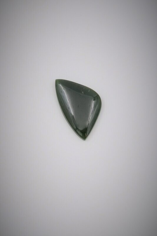 Moko Pounamu Kawakawa Greenstone Free Form Cabochon #57