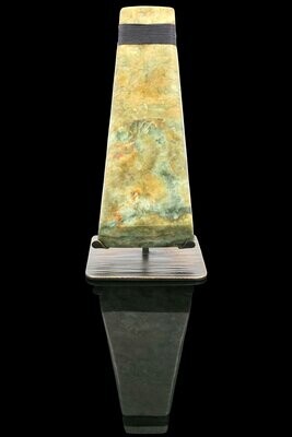 Moko Pounamu Toki NZ Genuine Marsden Flower Greenstone - Waikaremoana
