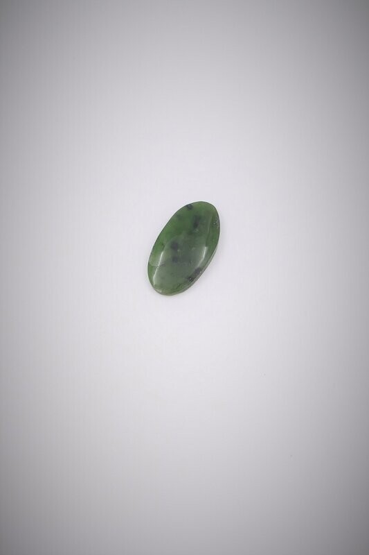 Moko Pounamu Kahurangi Greenstone Free Form Cabochon #83