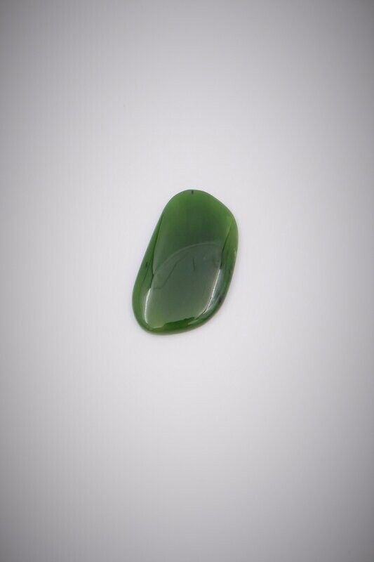 Moko Pounamu Kahurangi Greenstone Free Form Cabochon #107