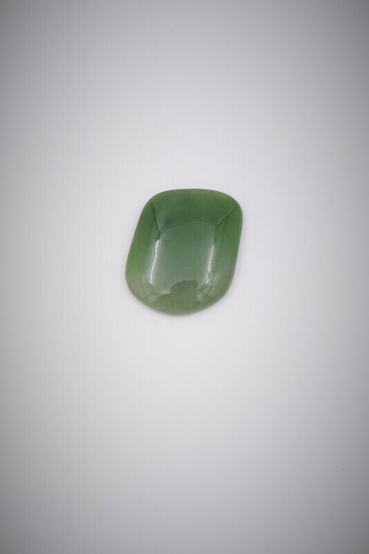 Moko Pounamu Kahurangi Greenstone Free Form Cabochon #106