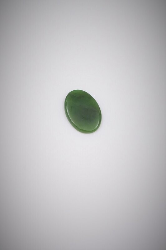 Moko Pounamu Kahurangi Greenstone Oval Cabochon #113