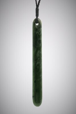 Moko Pounamu Kuru Drop NZ Genuine Kawakawa Greenstone - Te Kooraha
