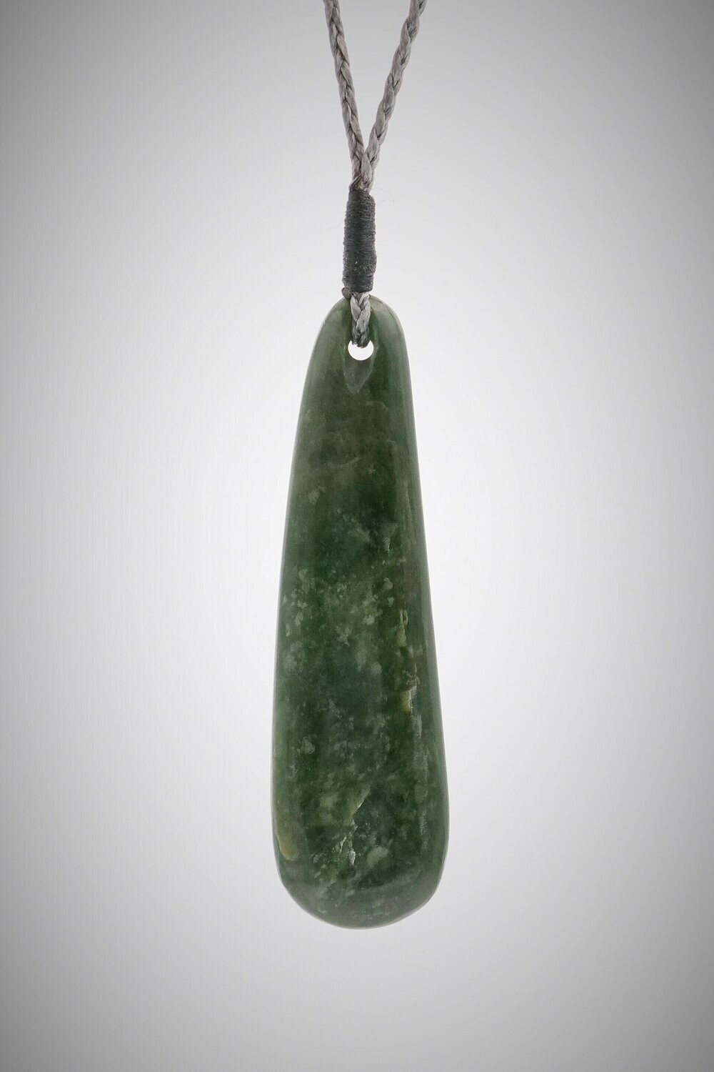 Moko Pounamu Roimata Teardrop NZ Genuine Kawakawa Greenstone - Tongapōrutu
