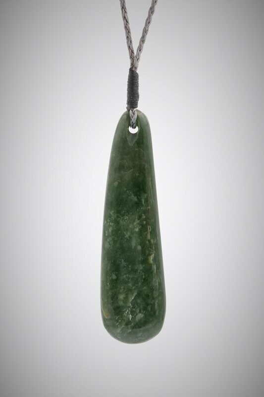Moko Pounamu Roimata Teardrop NZ Genuine Kawakawa Greenstone - Tongapōrutu
