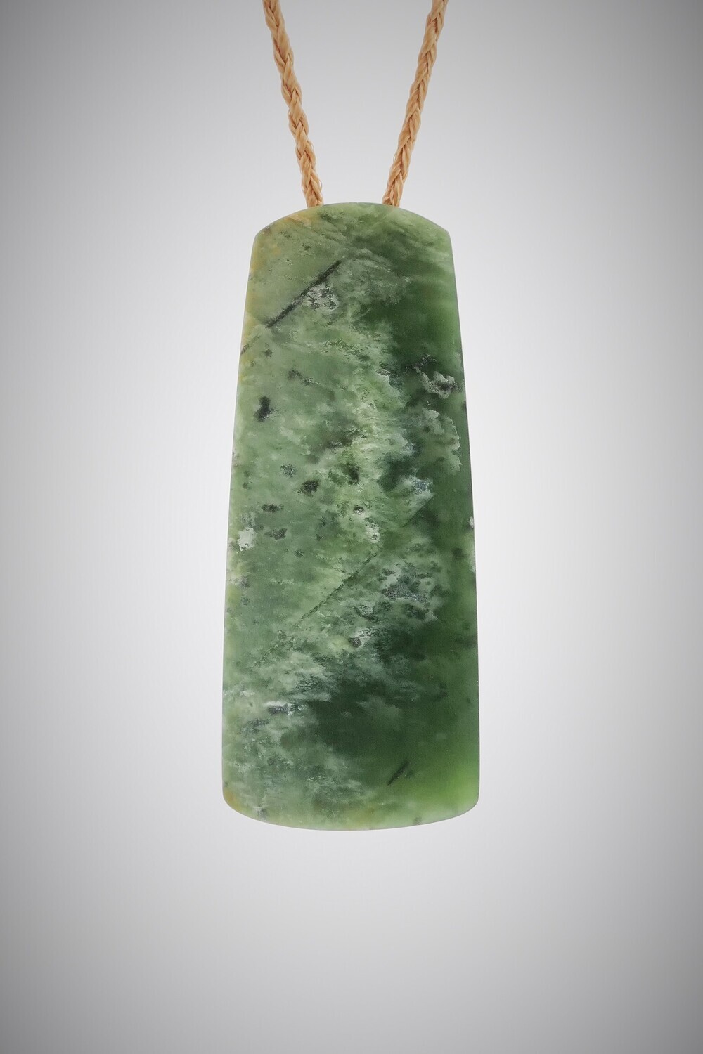 Greenstone Toki NZ Genuine Kawakawa Flower Jade - Koheroa