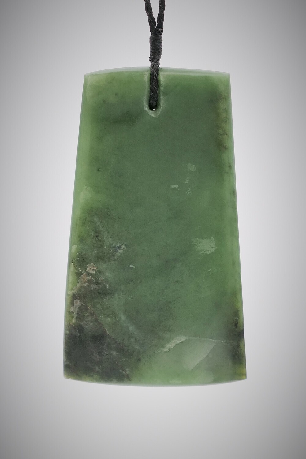 Moko Pounamu Kuru Drop NZ Genuine Inanga Greenstone - Whitianga