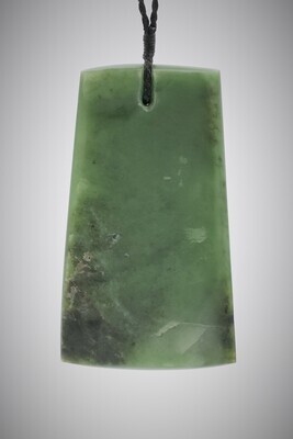 Moko Pounamu Kuru Drop NZ Genuine Inanga Greenstone - Whitianga