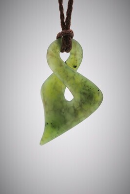 Moko Pounamu Single Pikorua NZ Genuine Totoweka Greenstone - Otahuhu