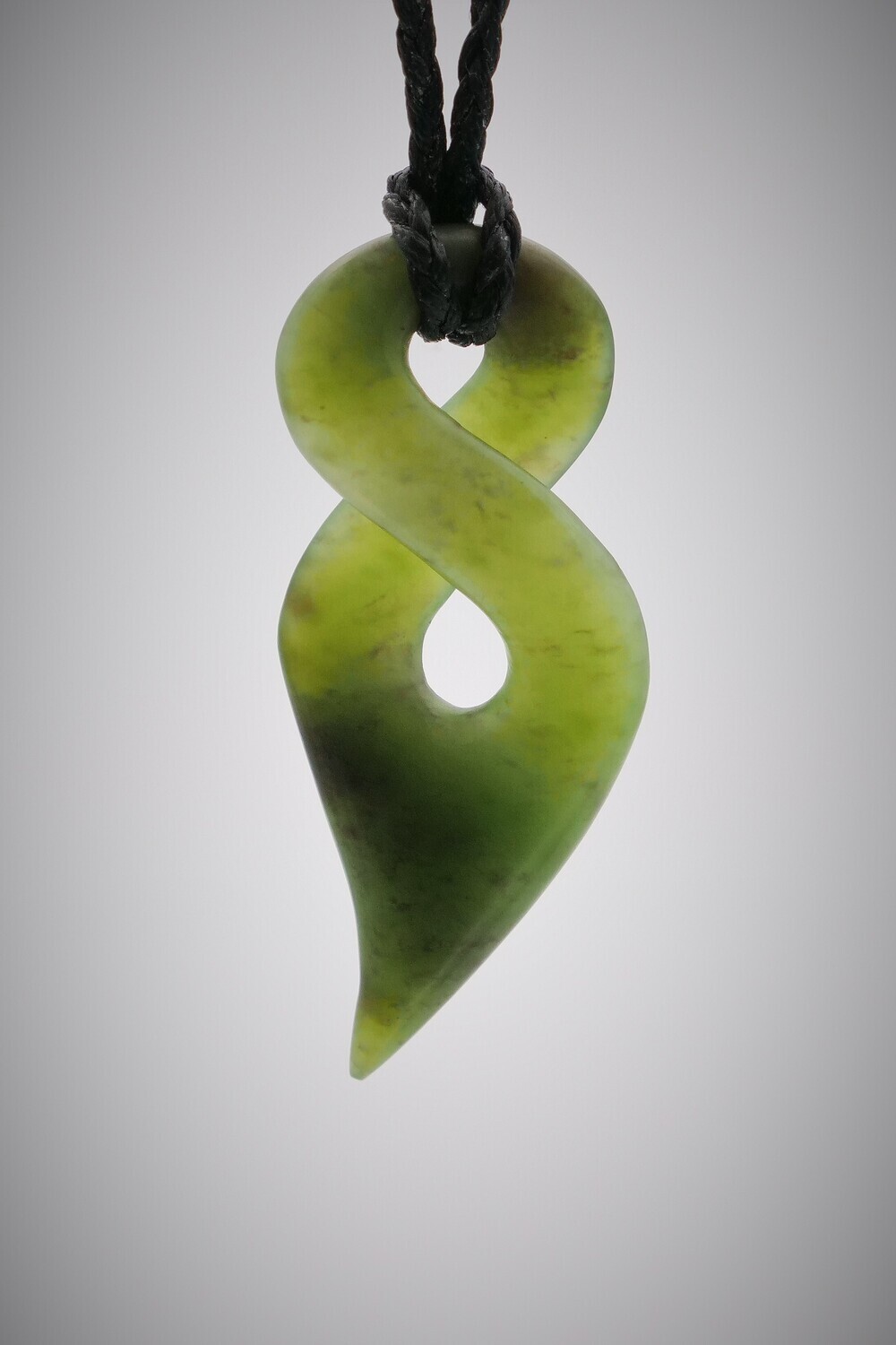 Moko Pounamu Single Pikorua NZ Genuine Totoweka Greenstone - Onetangi