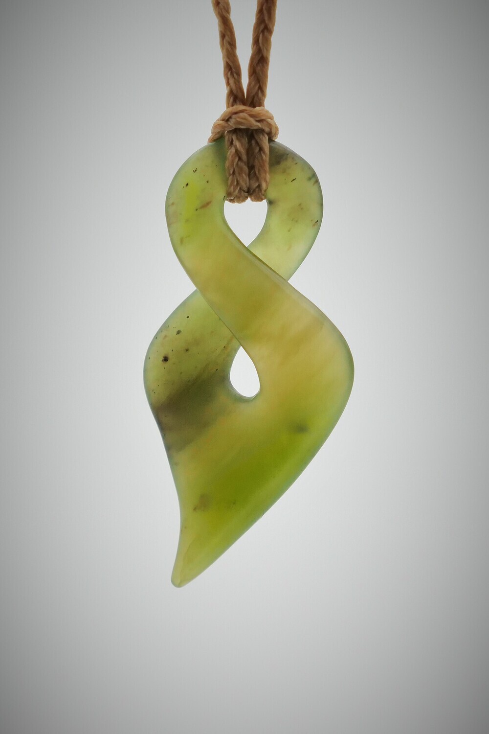 Moko Pounamu Pikorua NZ Genuine Totoweka Greenstone - Nani SALE