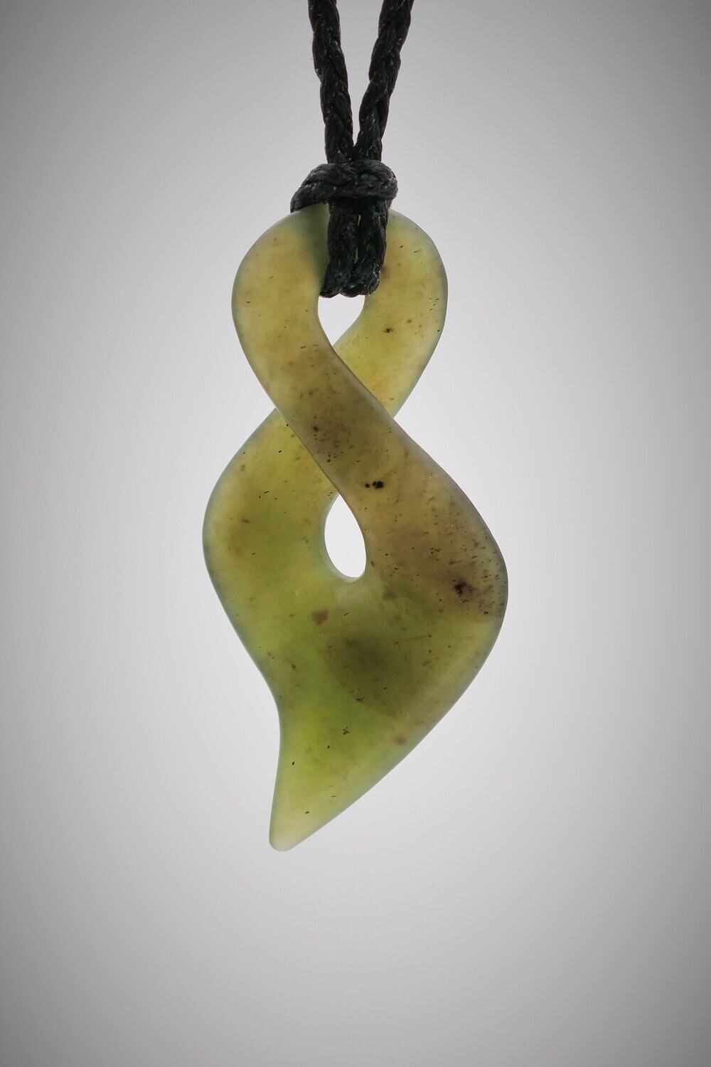 Moko Pounamu Single Pikorua NZ Genuine Totoweka Greenstone - Hekerua SALE