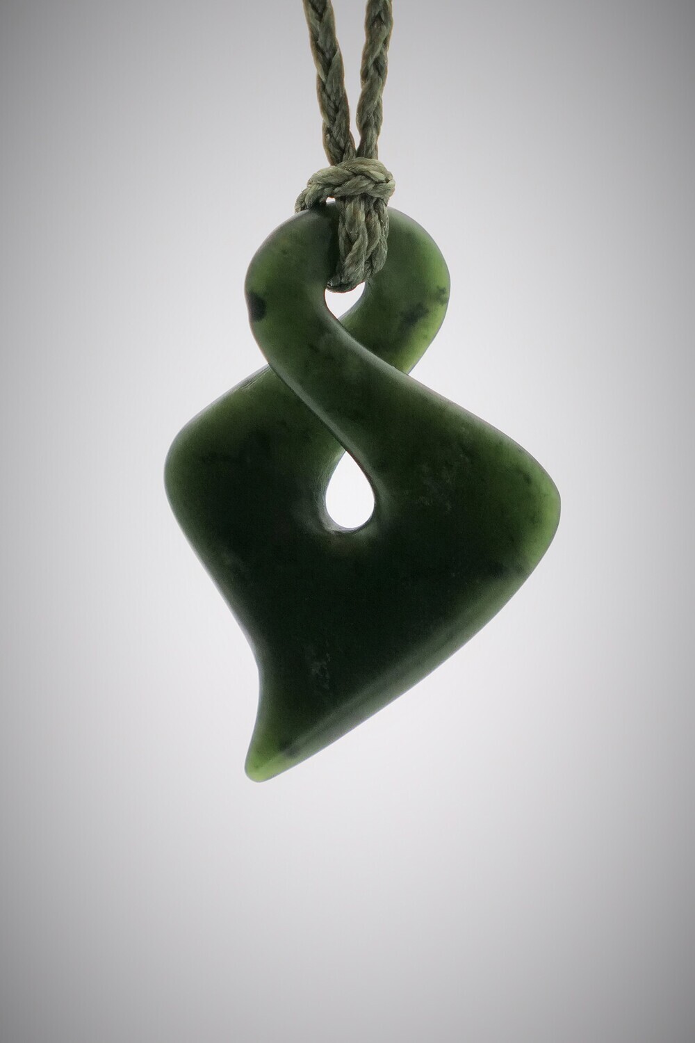 Moko Pounamu Pikorua NZ Genuine Kawakawa Greenstone - Whakanewha Sale