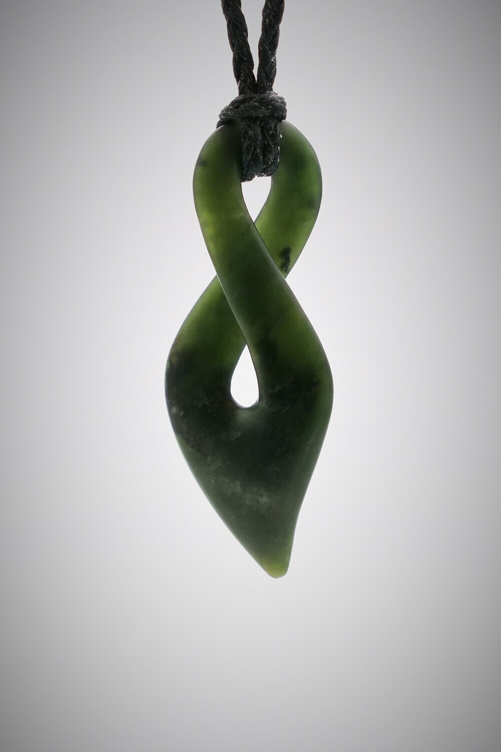 Moko Pounamu Pikorua NZ Genuine Kawakawa Greenstone - Puriri SALE