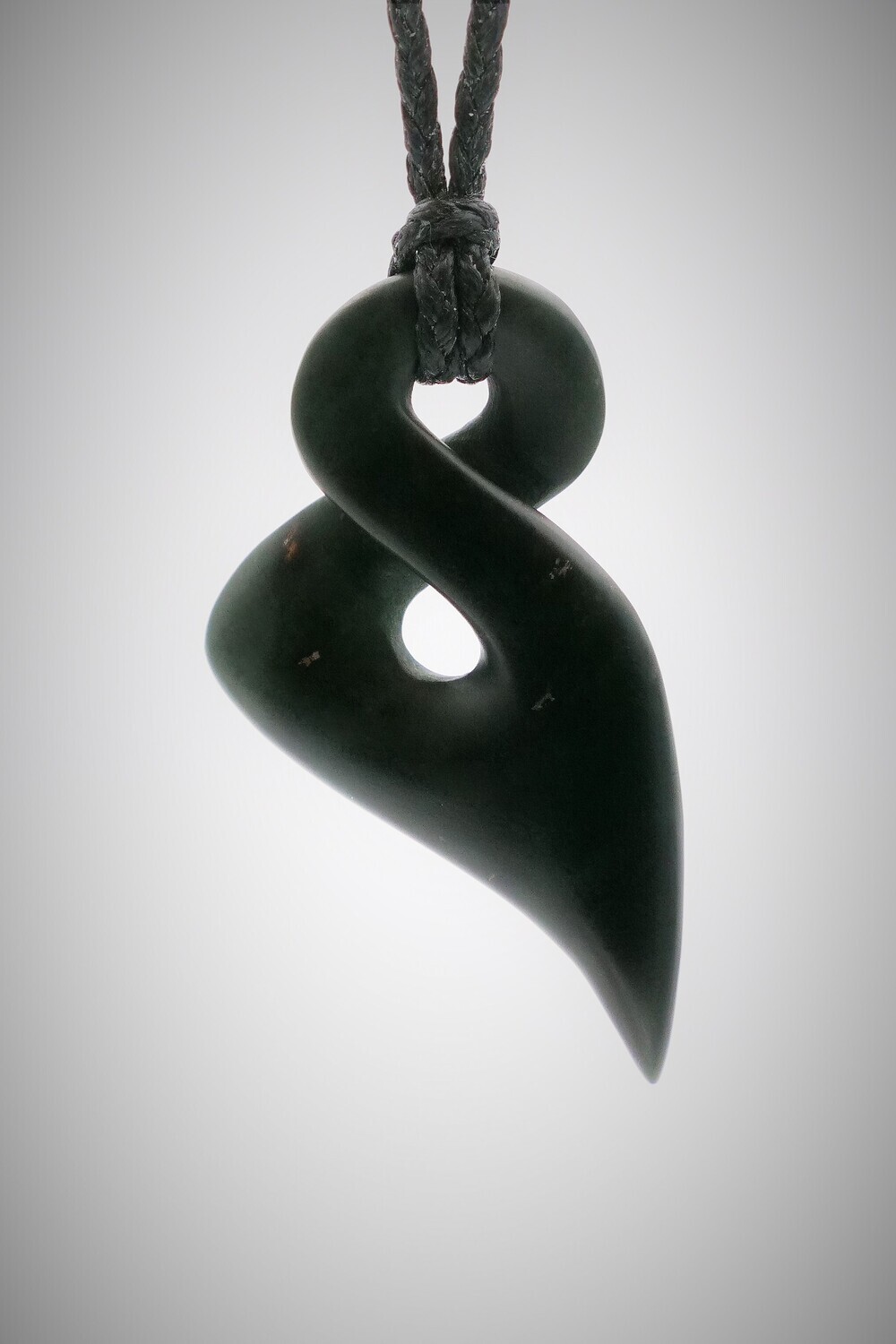 Moko Pounamu Single Pikorua NZ Genuine Kawakawa Greenstone - Te Matairangi SALE