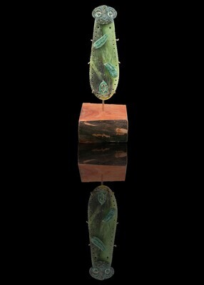 Moko Pounamu Tiki NZ Genuine Totoweka Greenstone - Raetahinga