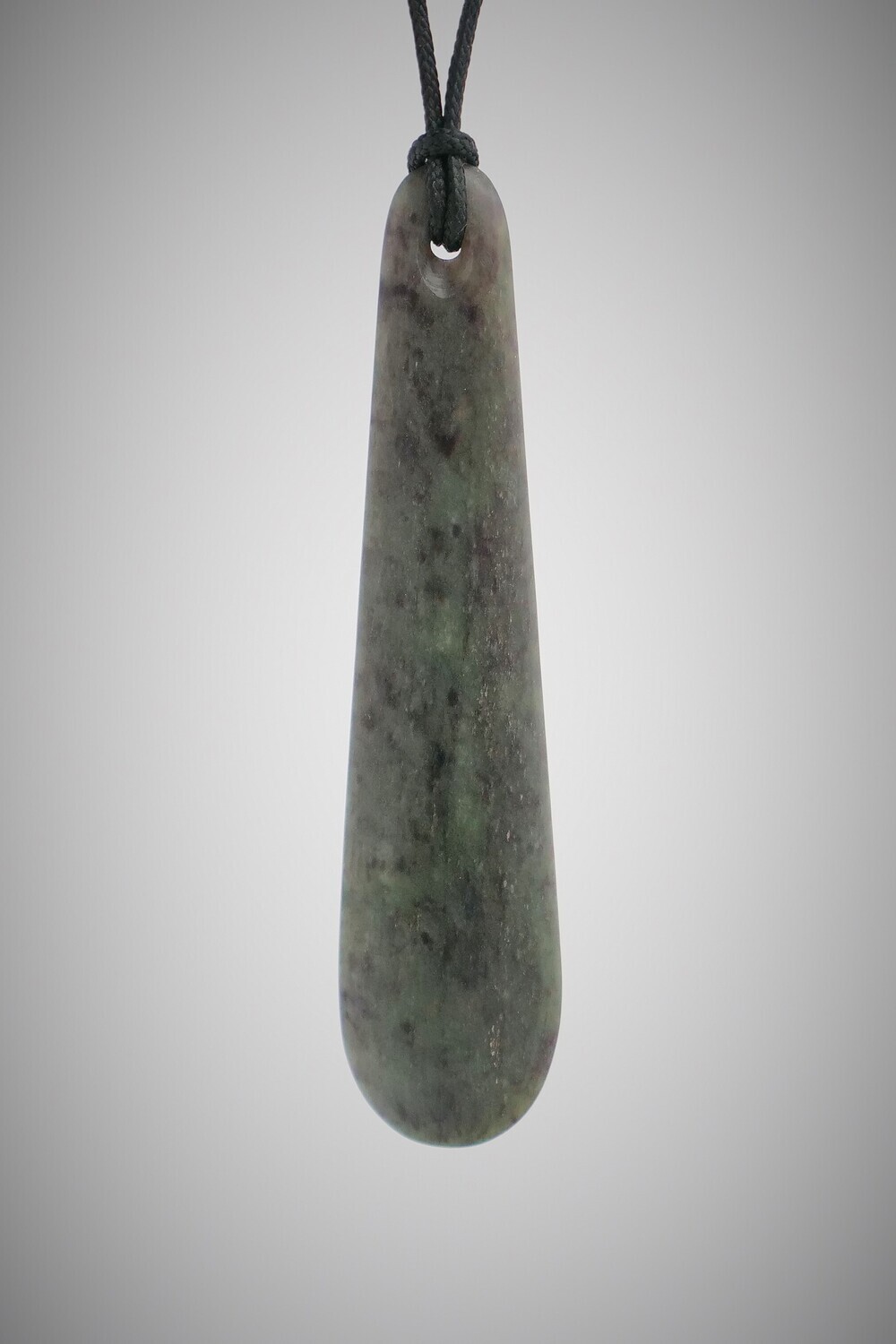 Moko Pounamu Roimata  NZ Genuine Totoweka Greenstone - Putorino