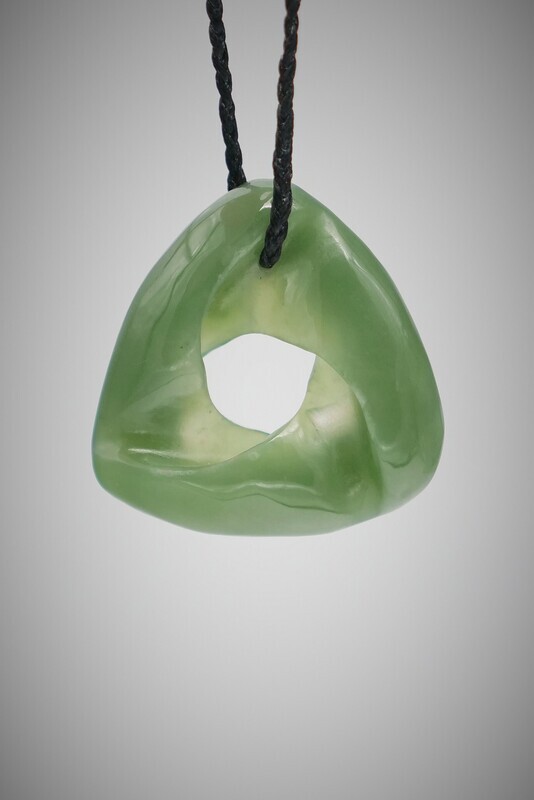 Moko Pounamu Southern Cross NZ Genuine Inanga Greenstone - Ruawai