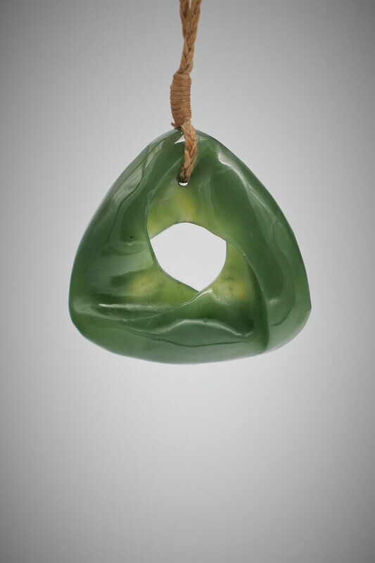 Moko Pounamu Southern Cross NZ Genuine Kawakawa Greenstone - Marohemo
