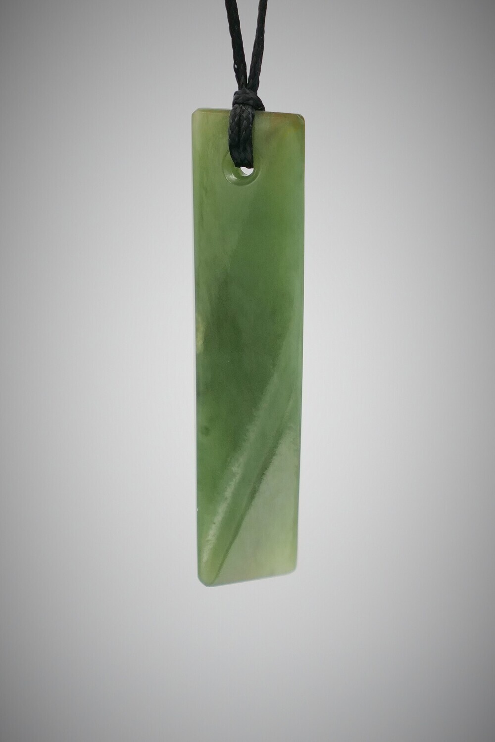 Moko Pounamu Kuru NZ Genuine Inanga Greenstone - Waikuku