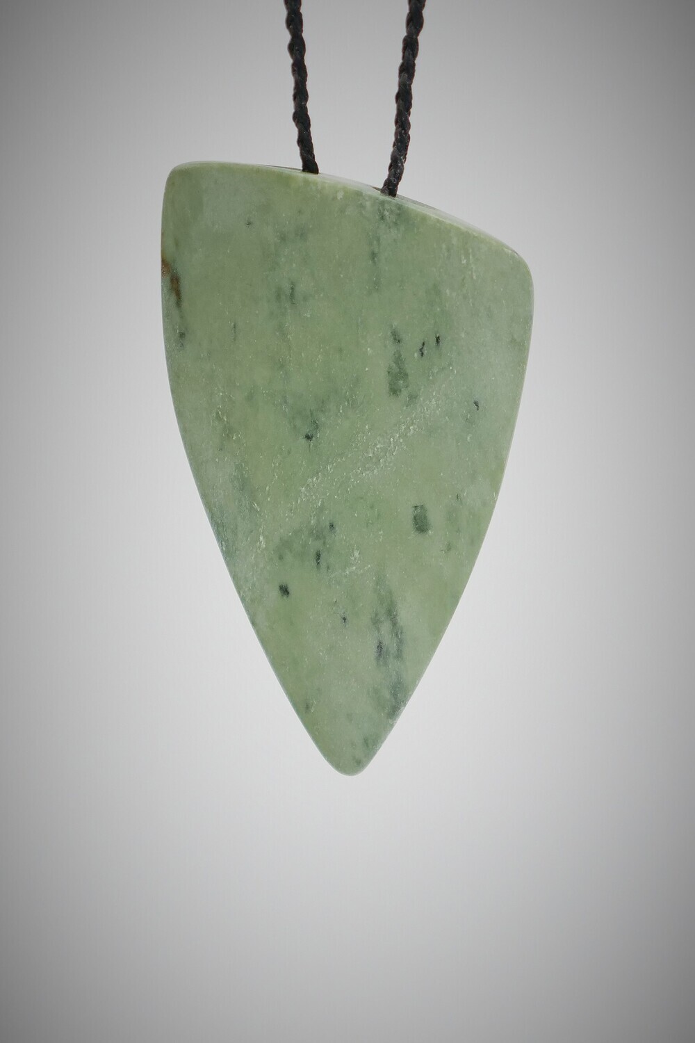 Moko Pounamu Rei Niho NZ Genuine Kokopu Greenstone - Tauherenikau