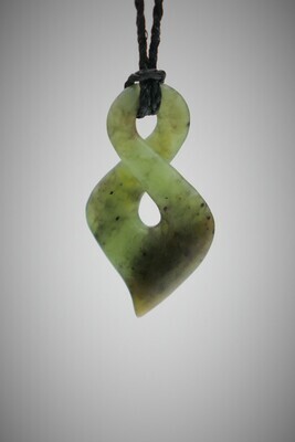 Moko Pounamu Single Pikorua NZ Genuine Totoweka Greenstone - kaituna