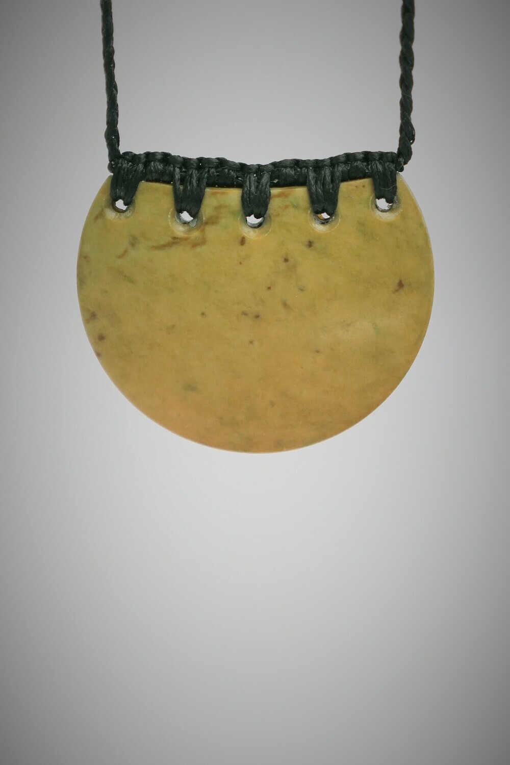 Moko Pounamu Kouma Breastplate NZ Genuine Raukaraka Greenstone - Owhata SALE