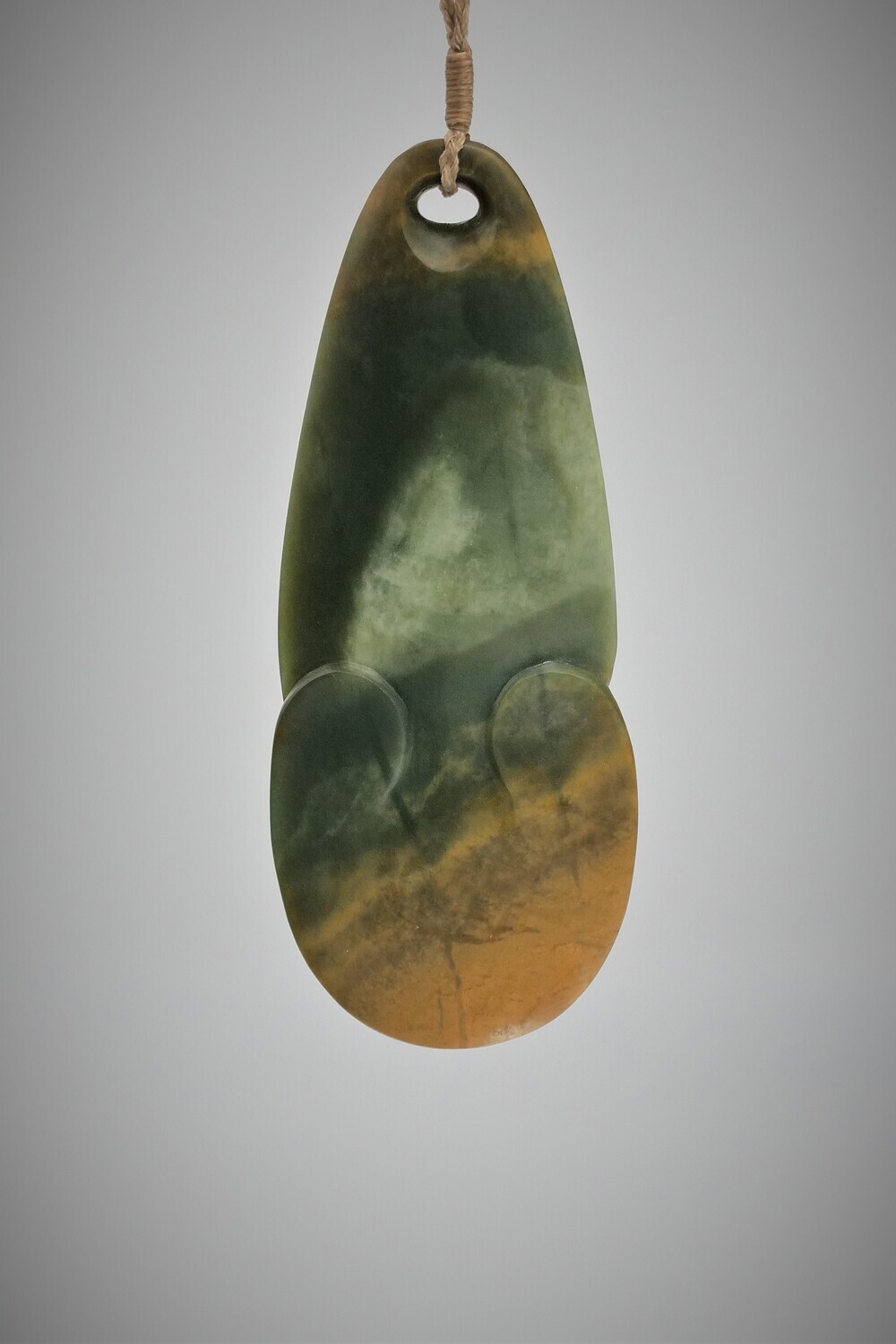 Moko Pounamu Blade Of A Patu NZ Genuine Raukaraka Greenstone - Taharoa
