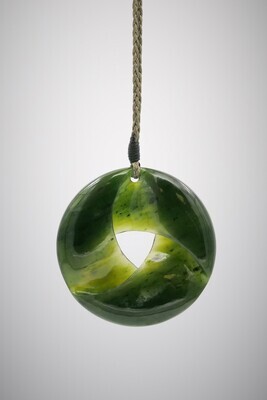 Moko Pounamu Southern Cross NZ Genuine Kawakawa Greenstone - Rotomaninitua