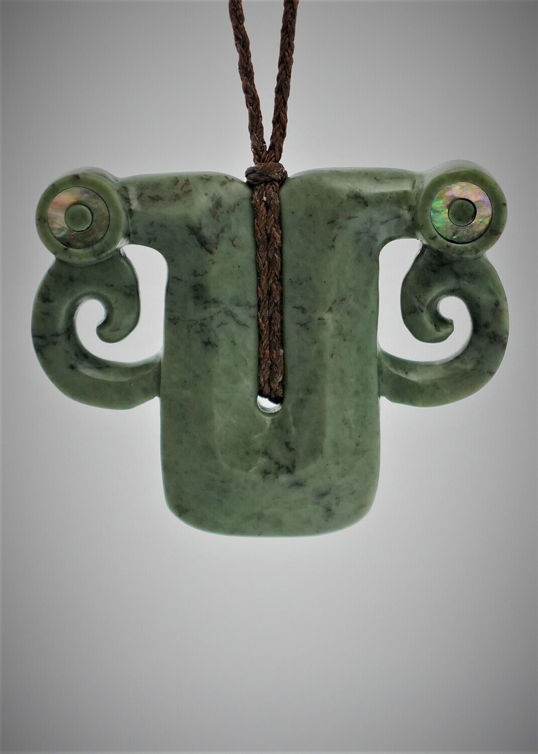 Greenstone Peka Peka NZ Genuine Inanga Pounamu Matiri