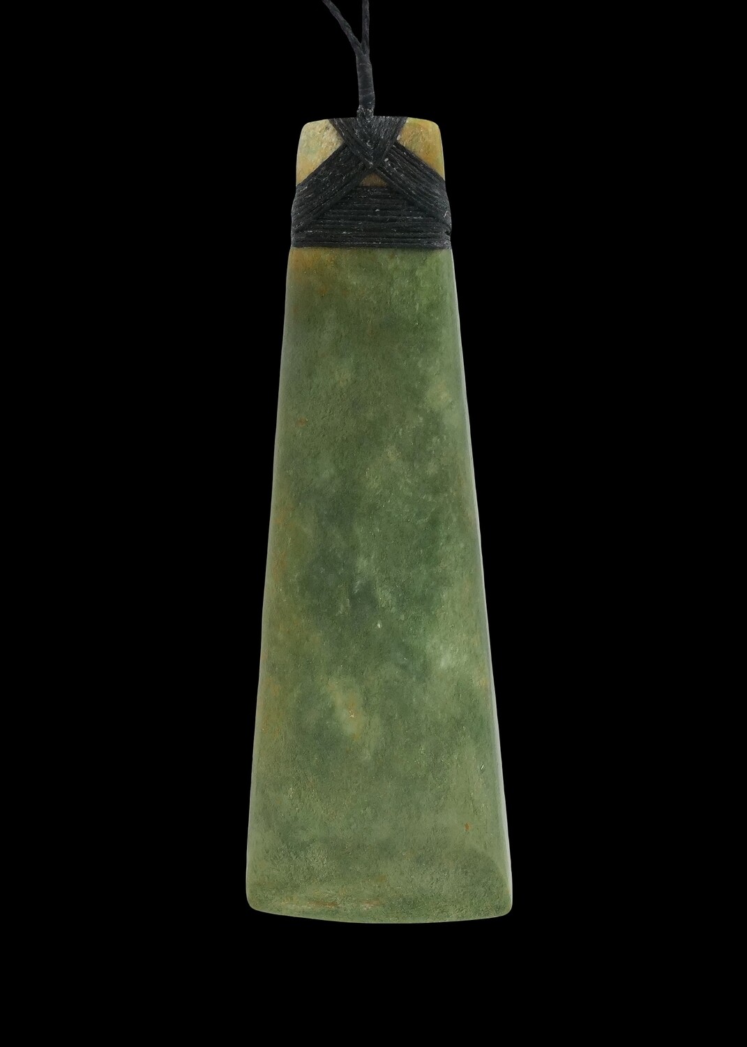 Moko Pounamu Toki NZ Genuine Marsden Flower Greenstone - Tahawai